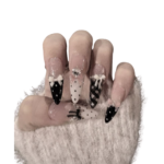 Polka dot black & white chocolate